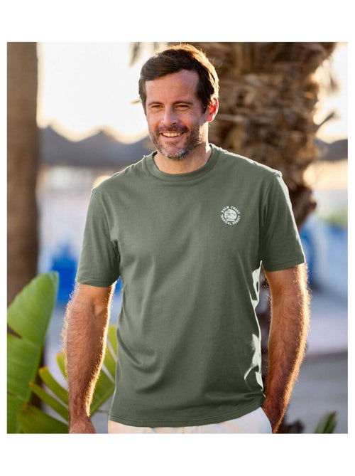 Lot de 4 Tee-Shirts Coton Unis   - ATLAS FOR MEN - Kiabi