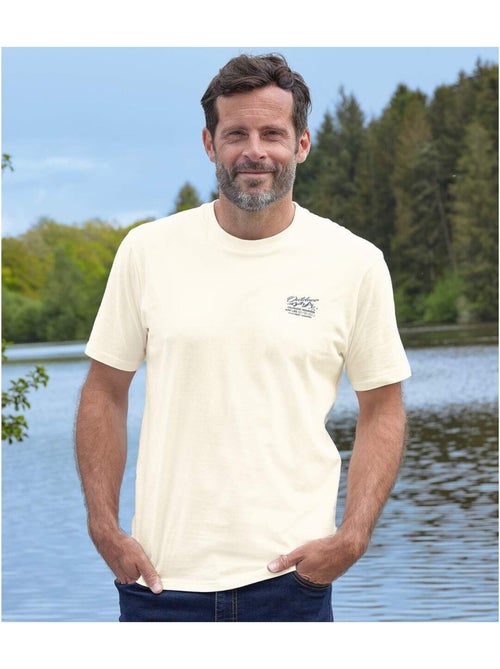 Lot de 4 Tee-Shirts Escape   - ATLAS FOR MEN - Kiabi