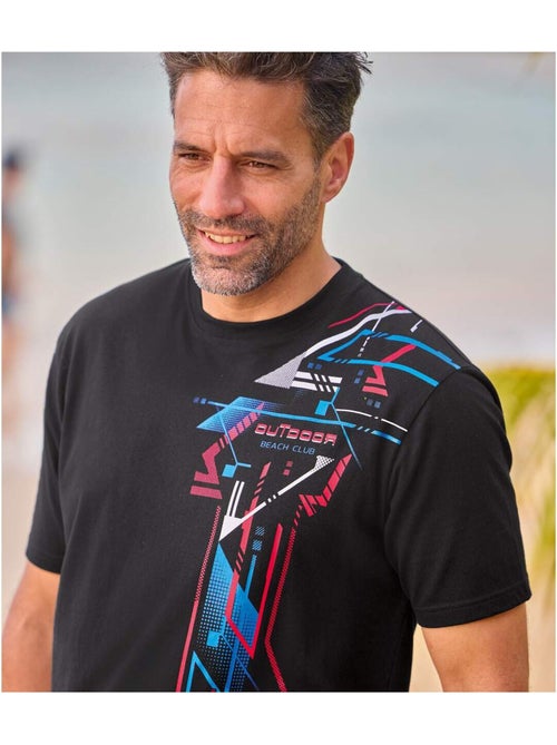 Lot de 4 Tee-Shirts Eté - ATLAS FOR MEN - Kiabi Lot de 4 Tee-Shirts Eté - ATLAS FOR MEN - Kiabi