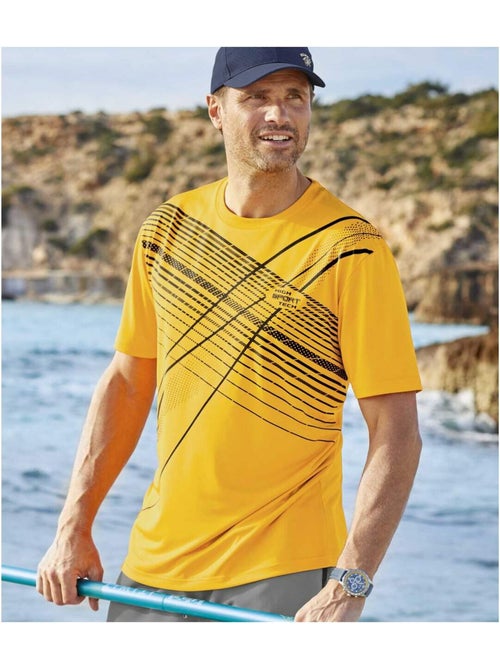 Lot de 4 Tee-Shirts Imprimés Sport  - ATLAS FOR MEN - Kiabi