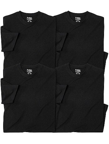 Lot de 4 tee-shirts unis - atlas for men