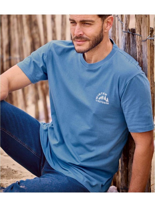 Lot de 4 Tee-Shirts Winter Outdoor   - ATLAS FOR MEN - Kiabi