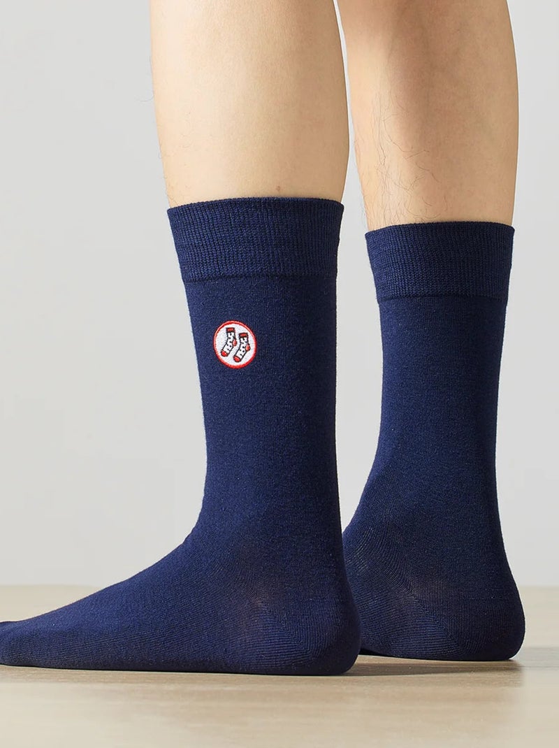 Lot de 4 Tites Chaussettes Hautes Bleu marine Bleu marine - Kiabi