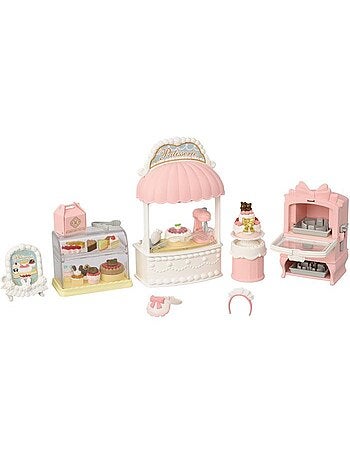 Lot de 40 accessoires pâtisserie avec vitrine - Sylvanian Families