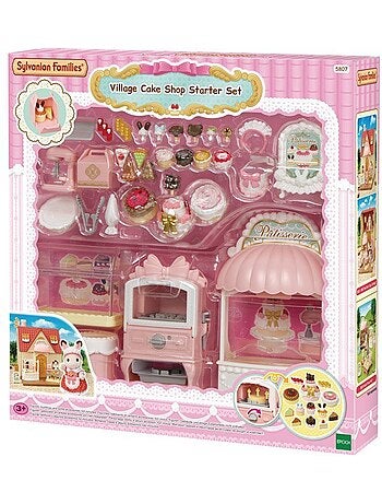 Lot de 40 accessoires pâtisserie avec vitrine - Sylvanian Families