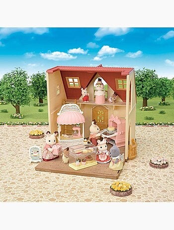 Lot de 40 accessoires pâtisserie avec vitrine - Sylvanian Families