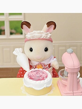 Lot de 40 accessoires pâtisserie avec vitrine - Sylvanian Families