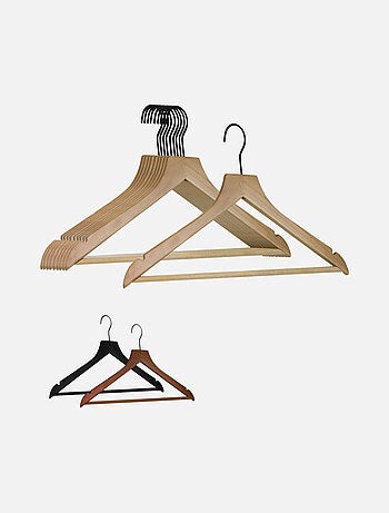 Lot de 40 cintres pour vêtements adulte premium avec crochet pivotant à 360° - Vivezen