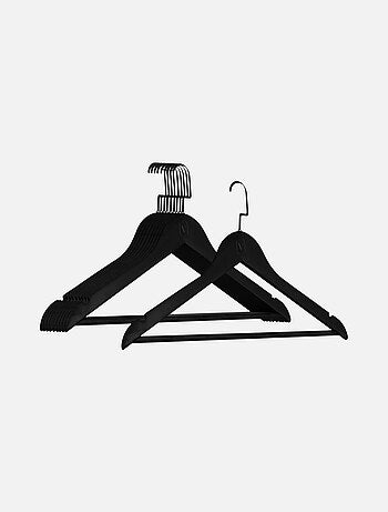 Lot de 40 cintres pour vêtements adulte premium + avec crochet pivotant à 360° - Vivezen