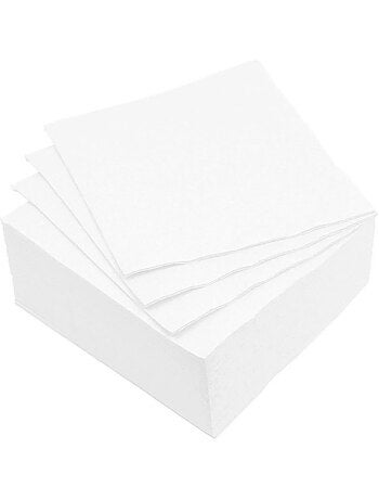 Lot de 40 serviettes en papier Vitamina blanc