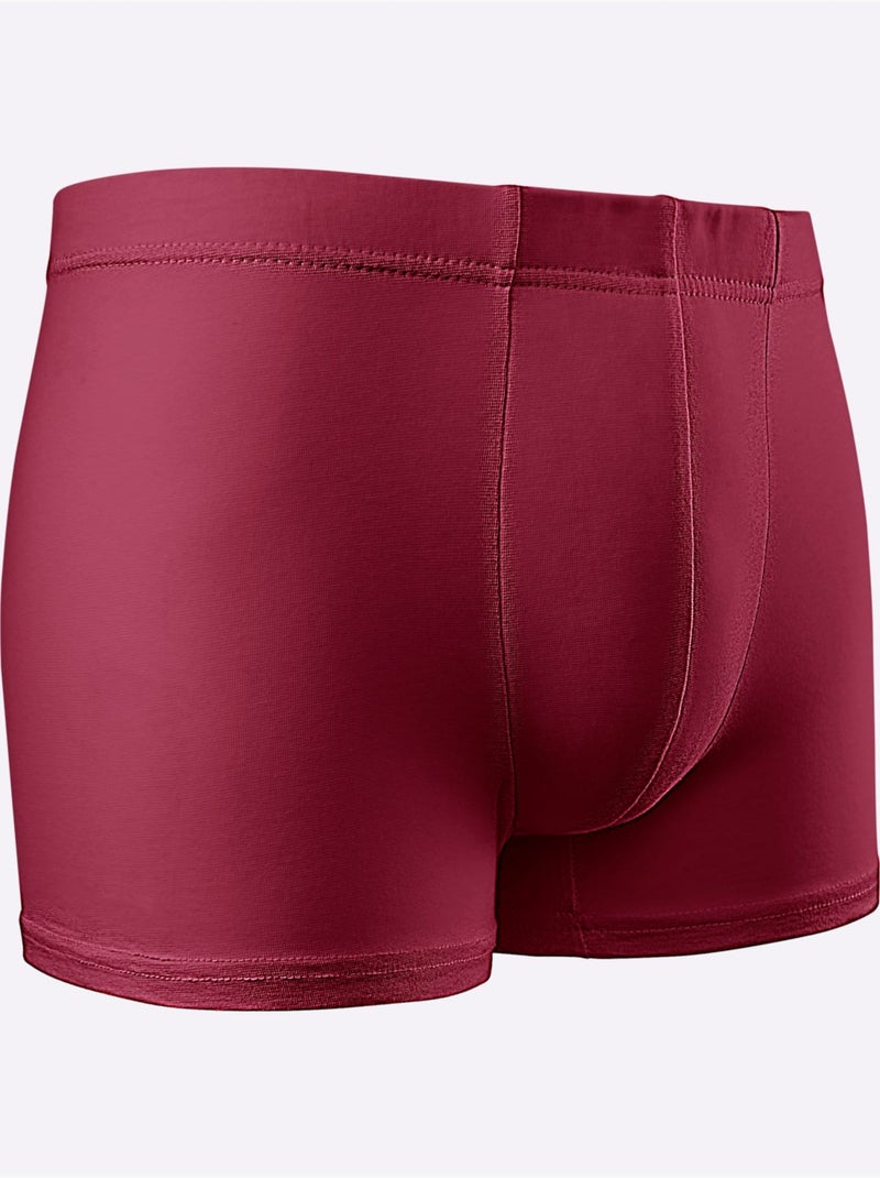 Lot de 5  - Boxer Coton Extensible - Taille Standard - Witt Blanc Multicolore - Kiabi