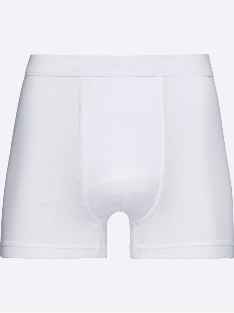 Lot de 5  - boxers côtes fines - taille standard - witt Blanc - Kiabi