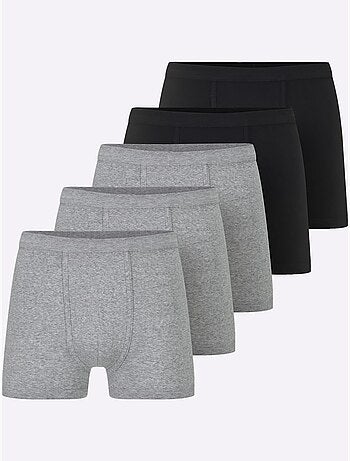 Lot de 5 - boxers côtes fines - taille standard - witt