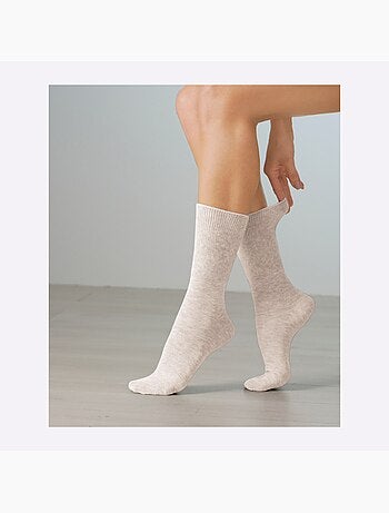 Lot de 5 - chaussettes adapté pieds sensibles - taille standard - witt