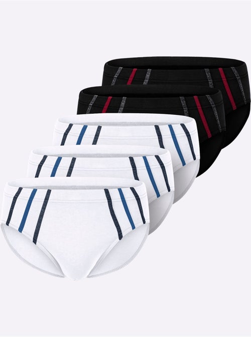Lot de 5  - Slip Jersey Fin - Taille Standard - Witt - Kiabi
