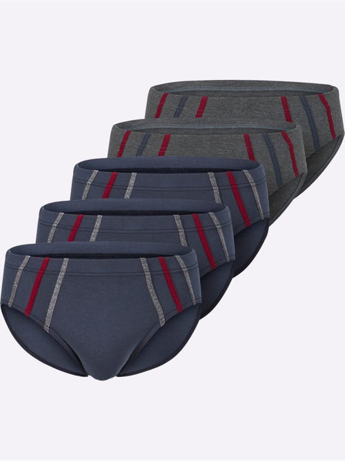 Lot de 5  - Slip Jersey Fin - Taille Standard - Witt - Kiabi
