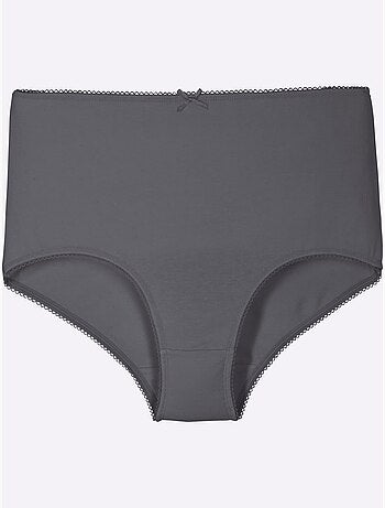 Lot de 5 - Slip Taille Haute élasthanne - Taille Standard - Moda Vilona