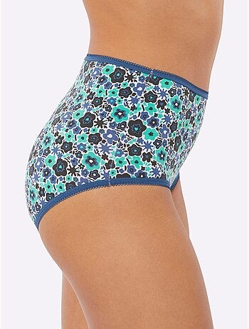 Lot de 5 - Slip Taille Haute Jersey Fin - Taille Standard - Moda Vilona