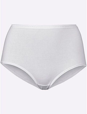 Lot de 5 - Slip Taille Haute Jersey Fin - Taille Standard - Witt