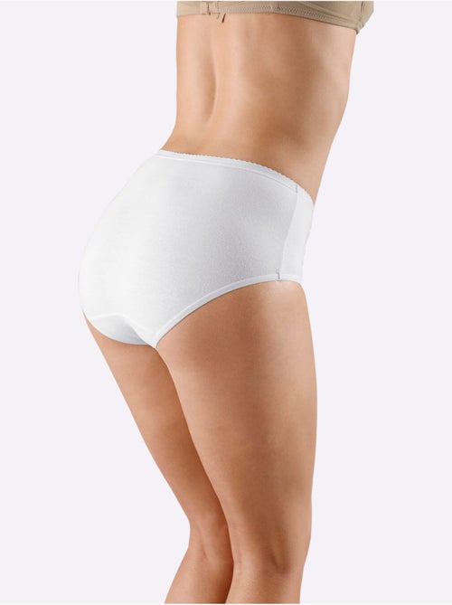 Lot de 5 - Slip Taille Haute Jersey Fin - Taille Standard - Witt - Kiabi Lot de 5 - Slip Taille Haute Jersey Fin - Taille Standard - Witt - Kiabi