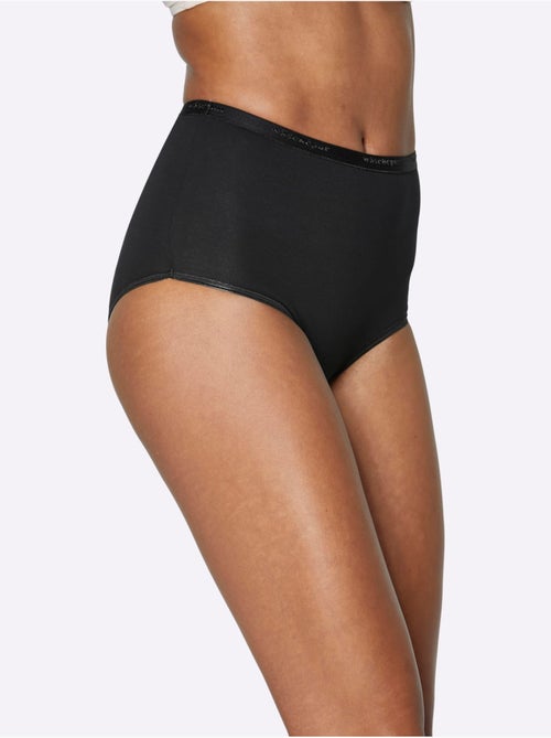 Lot de 5  - Slip Taille Haute Jersey Fin - Taille Standard - Witt - Kiabi