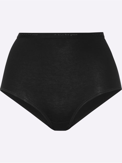 Lot de 5  - Slip Taille Haute Jersey Fin - Taille Standard - Witt - Kiabi