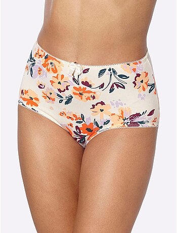 Lot de 5 - Slip Taille Haute Lot De 5 Pièces - Taille Standard - Moda Vilona
