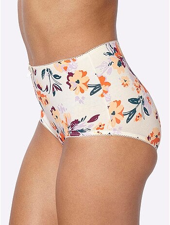 Lot de 5 - Slip Taille Haute Lot De 5 Pièces - Taille Standard - Moda Vilona