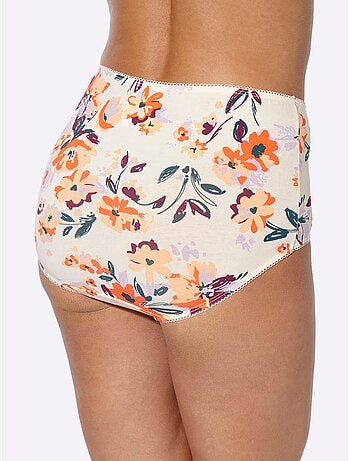 Lot de 5 - Slip Taille Haute Lot De 5 Pièces - Taille Standard - Moda Vilona