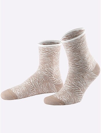 Lot de 5 - Socquettes Pour Dames Qualité Coton - Taille Standard - Witt