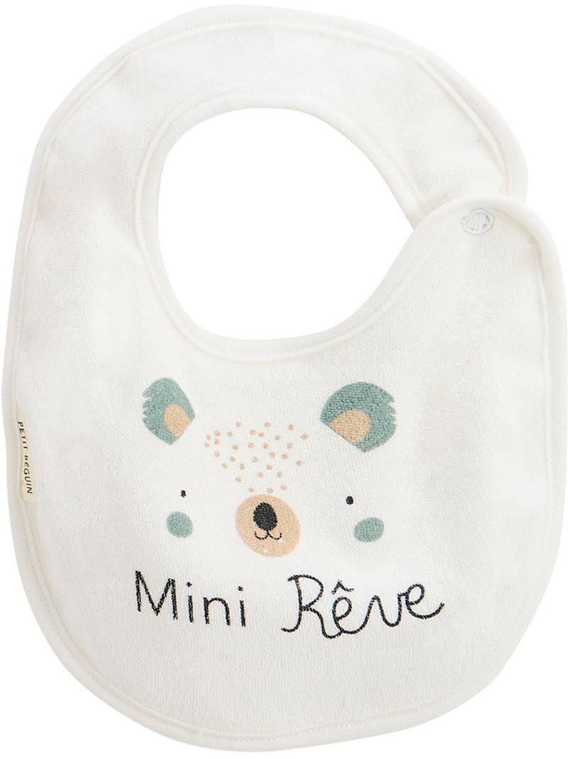 Lot de 5 bavoirs bébé Mini Rêve Vert - Kiabi