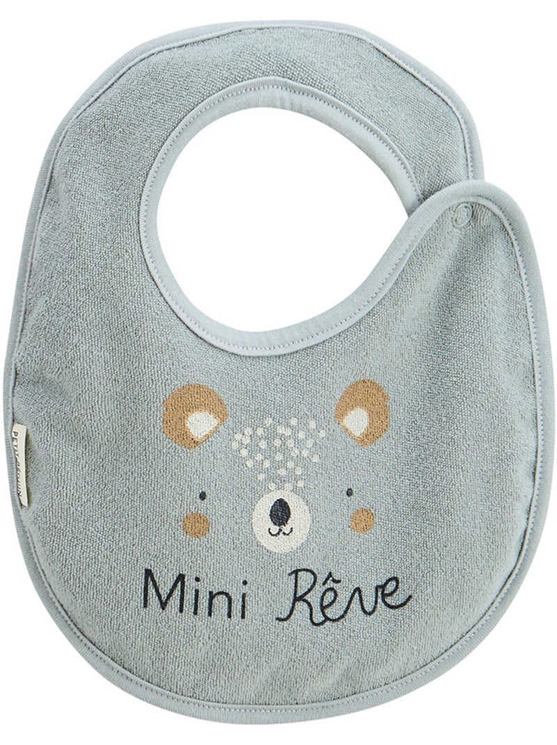 Lot de 5 bavoirs bébé Mini Rêve Vert - Kiabi