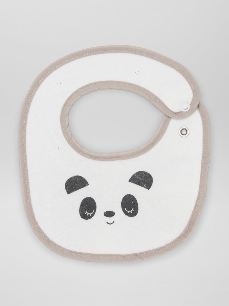 Lot de 5 bavoirs en éponge Beige - Kiabi