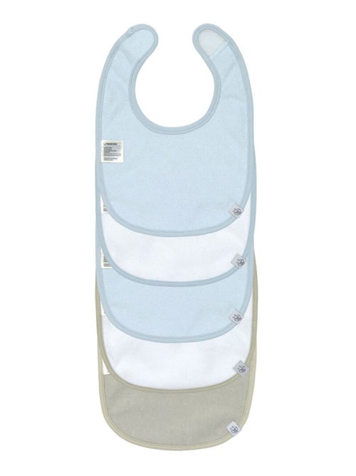 Lot de 5 bavoirs en éponge imperméable 3-18 mois Happy Fruits Citron - Kiabi