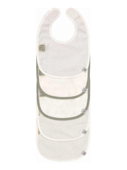 Lot de 5 bavoirs en éponge imperméable 3-18 mois Little Forest Renard - Kiabi