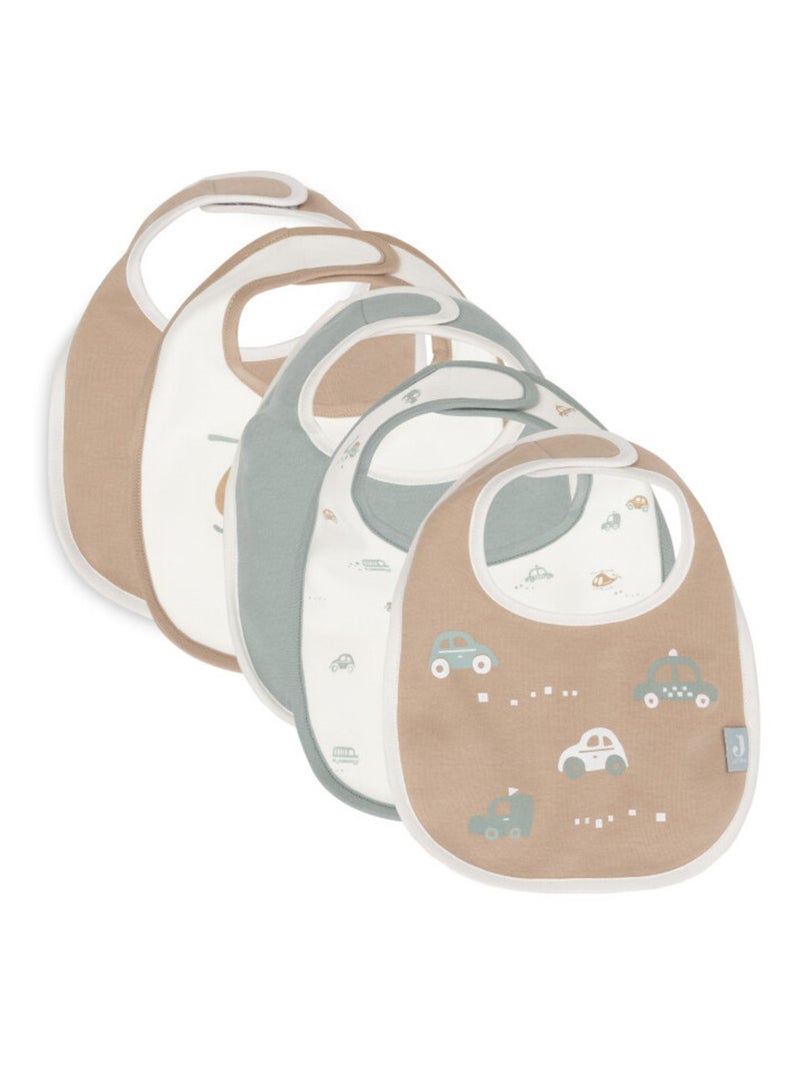 Lot de 5 bavoirs enfant Blanc - Kiabi