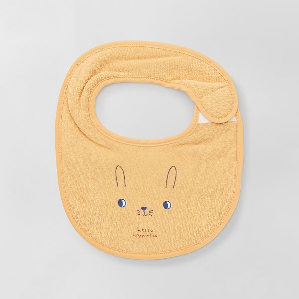 Lot De 5 Bavoirs Eponge Bebe Fille Blanc Rose Jaune Kiabi 4 80