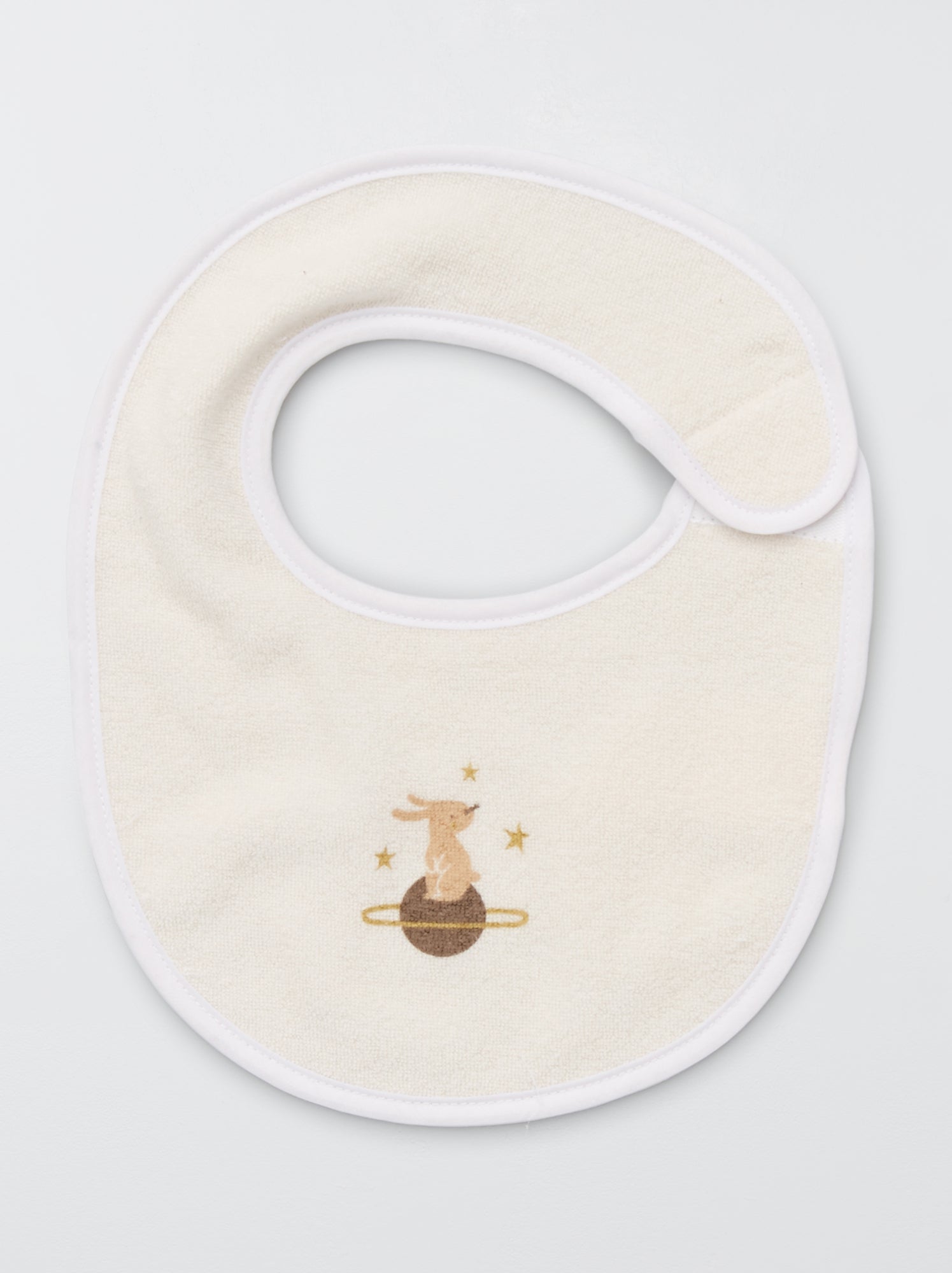 Bavette SAFARI En Coton Éponge - 29x35 Cm, Élastique Et Insert à Broder - Fabriqué En Italie, Pour Enfants - 4