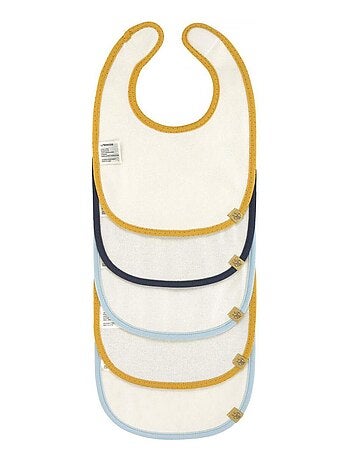 Lot de 5 bavoirs éponge Little Water Baleine