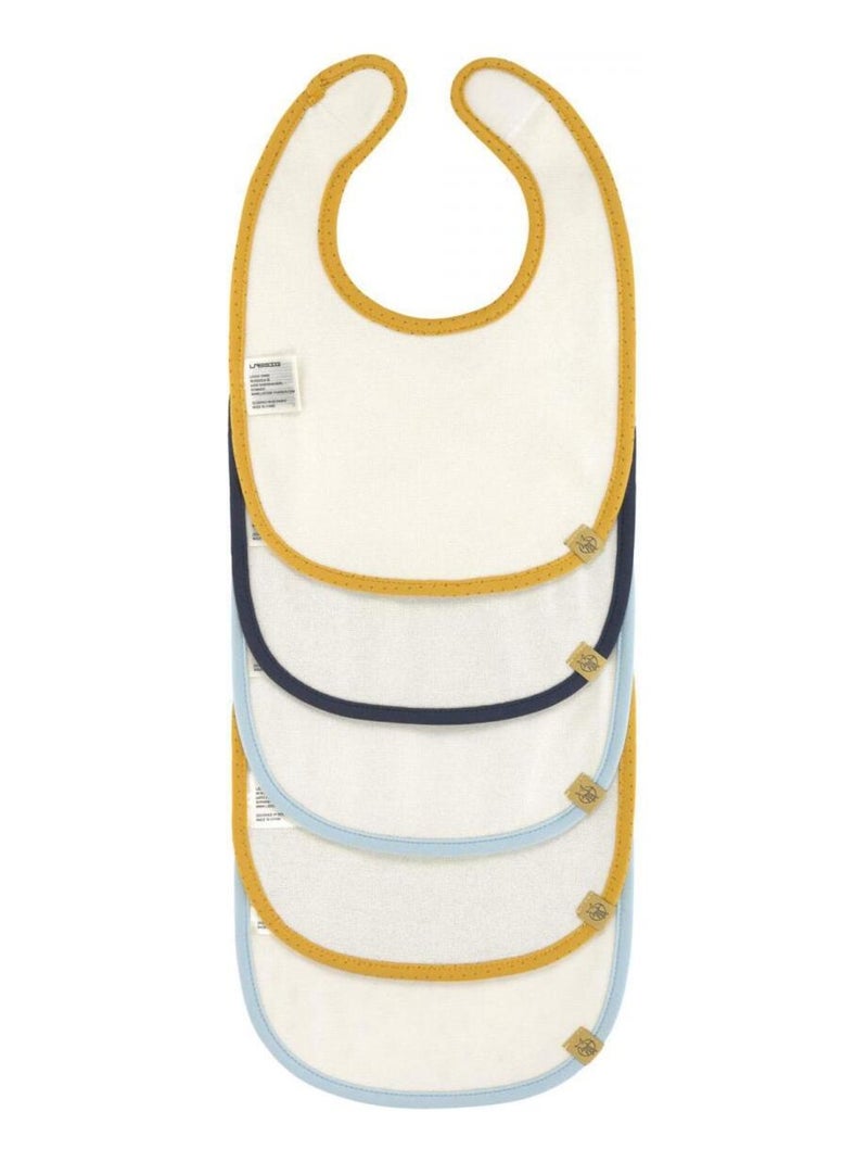 Lot de 5 bavoirs éponge Little Water Baleine Multicolore - Kiabi