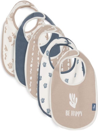 Lot de 5 bavoirs Funky