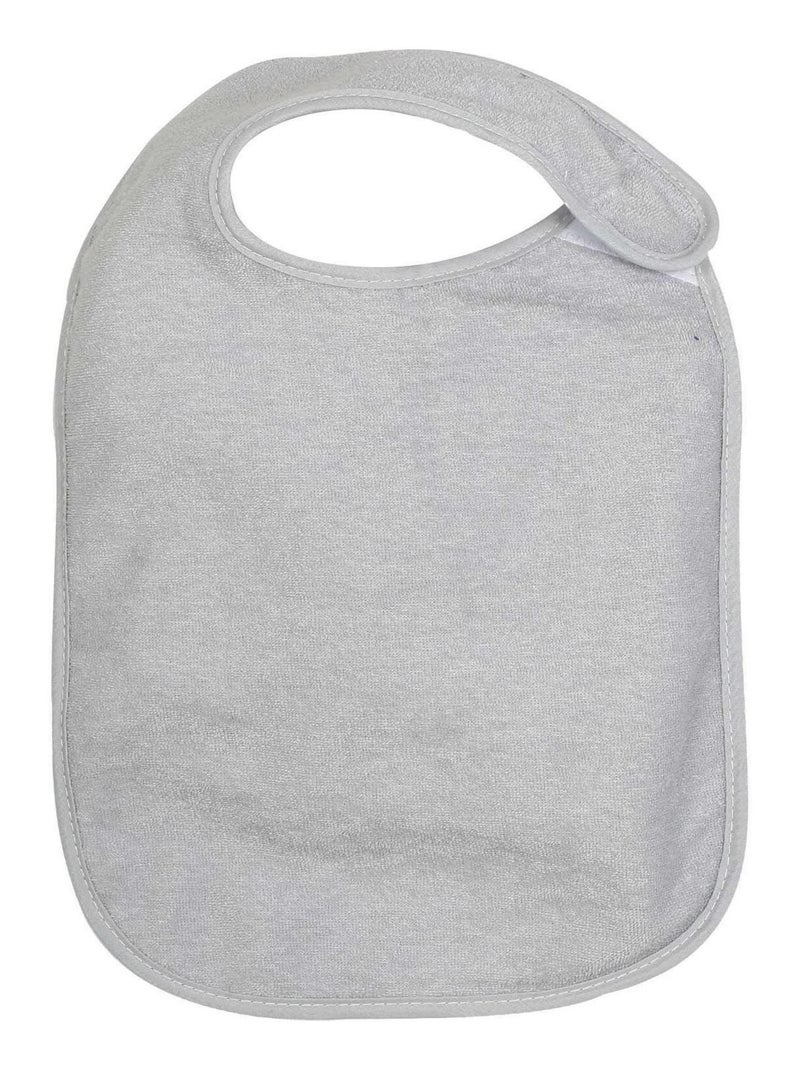 Lot de 5 bavoirs Milky baby Gris - Kiabi