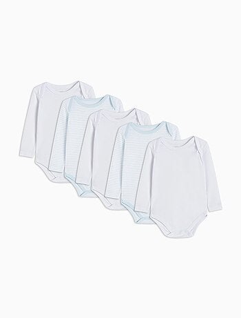 Lot de 5 bodies à manches longues MO Fashion