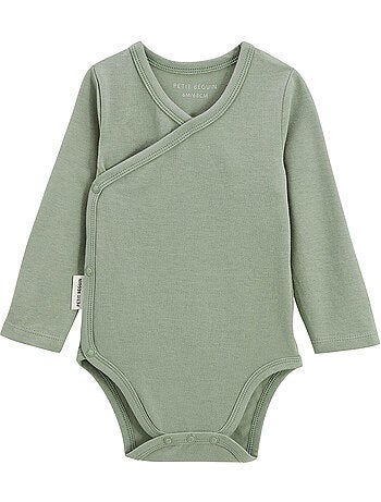 Lot de 5 bodies bébé manches longues ouverture croisée Mini Rêve