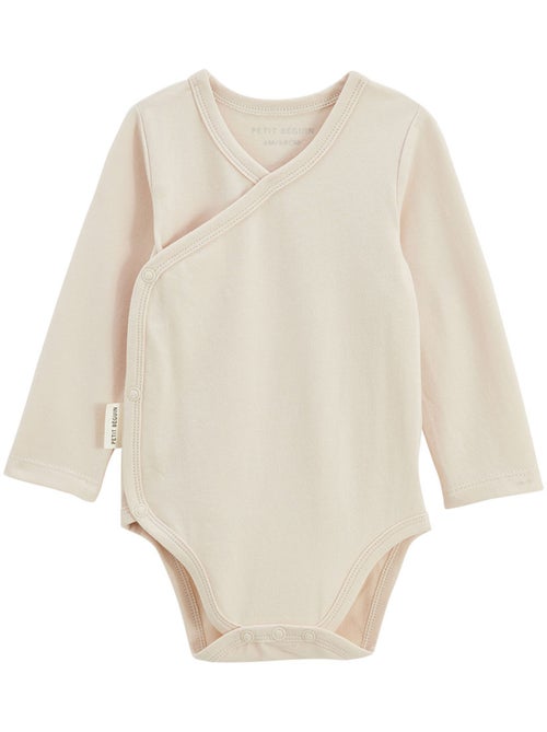 Lot de 5 bodies bébé manches longues ouverture croisée Mini Rêve - Kiabi