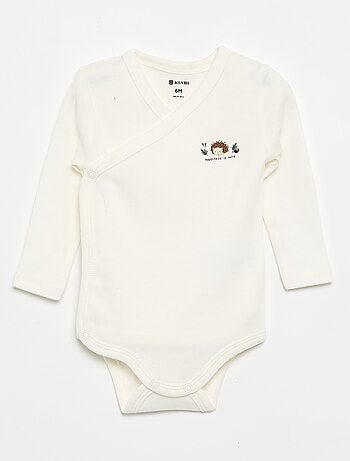Lot de 5 bodies imprimés en coton