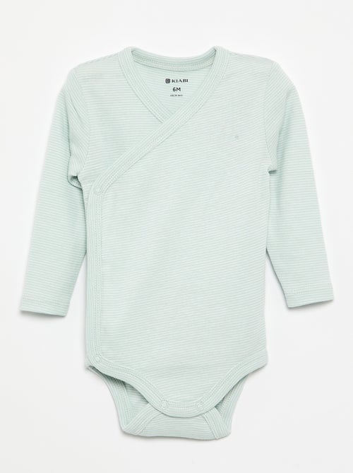 Lot de 5 bodies imprimés en coton - Kiabi