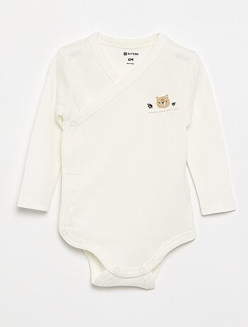 Lot de 5 bodies imprimés en coton