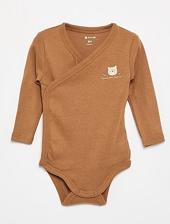 Lot de 5 bodies imprimés en coton