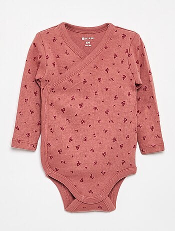 Lot de 5 bodies imprimés en coton